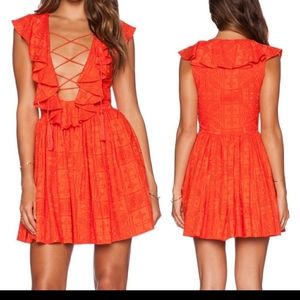 Revolve Silk Jetset Diaries Forever Dress Mandarin